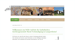 Desktop Screenshot of mariae-verkuendigung.de